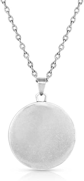 Montana Silversmiths Striker Pendant Chris Kyle Necklace, Silver