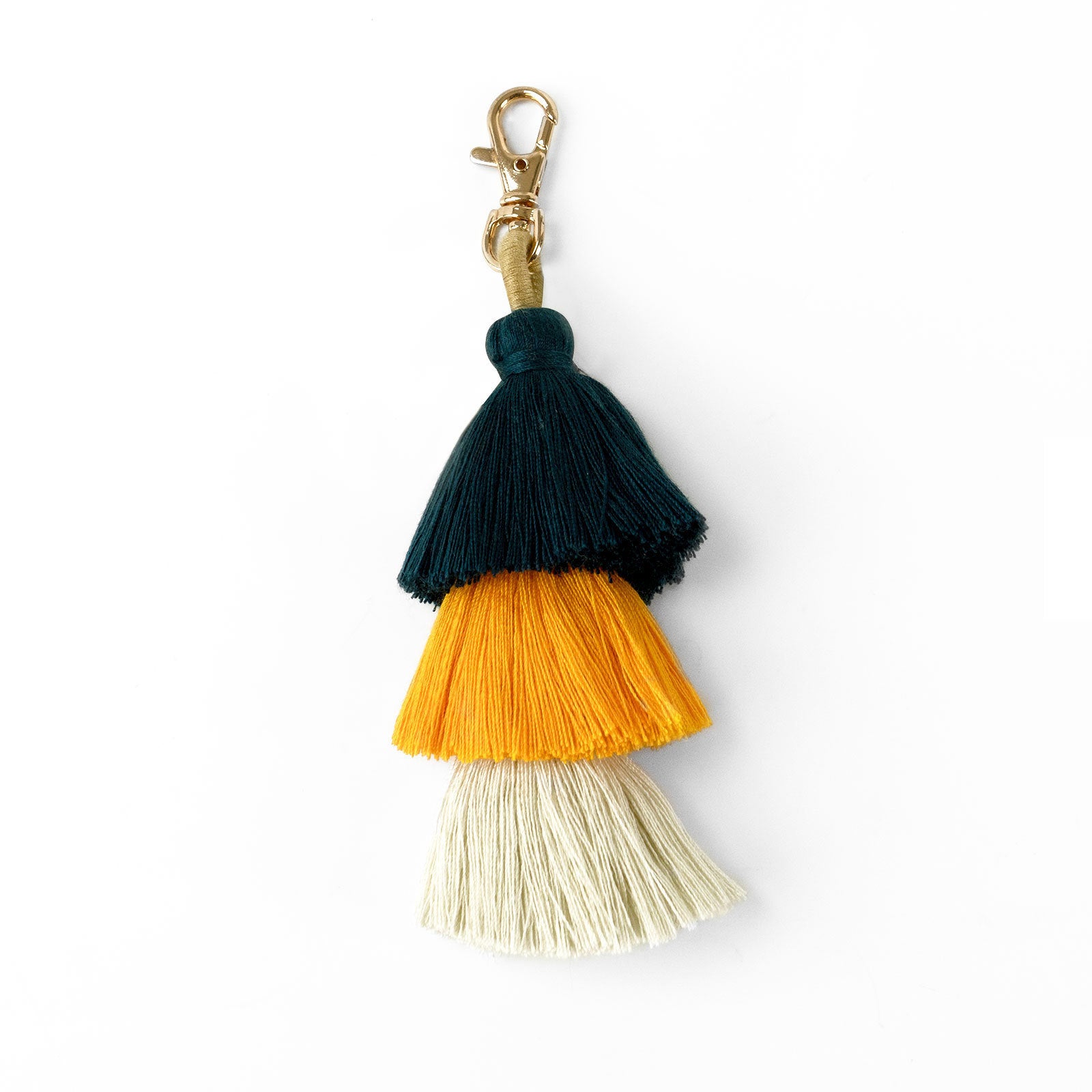 Olivia Moss Yucatan Macrame Charm Keychain