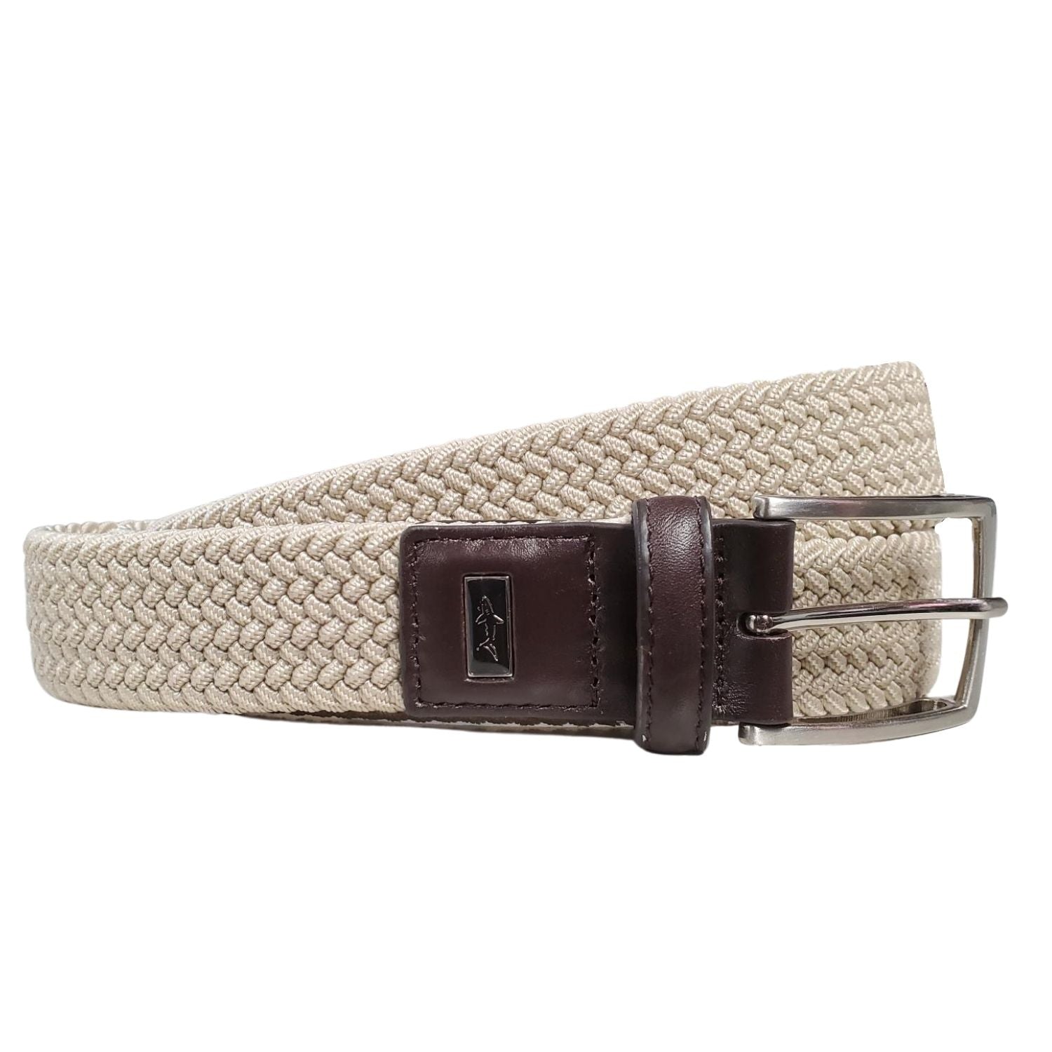 Greg Norman Mens Weave Stretch Belts