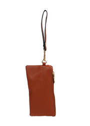 AR New York Purse Clutch Wristlet, Brown
