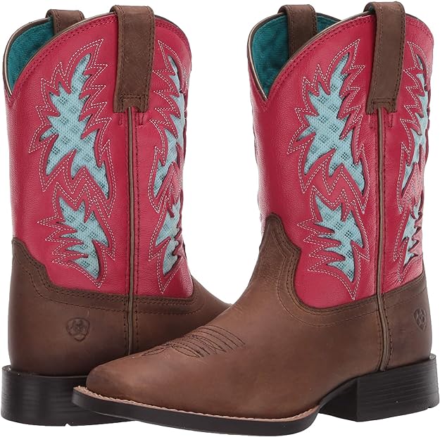 Ariat Kid's Cowboy VentTEK Western Leather Boot