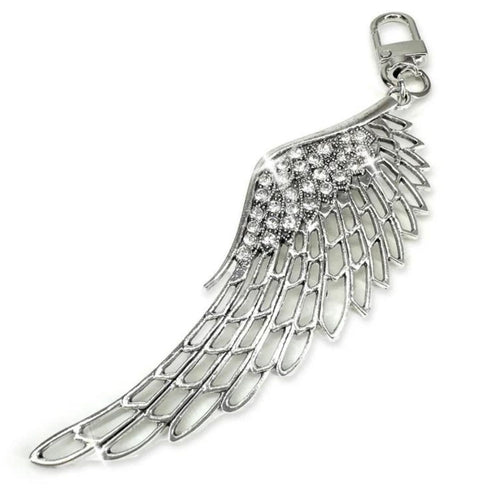 Jacqueline Kent Large Angel Wing Tumbler Charm