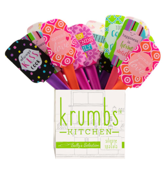 Krumbs Kitchen Essentials Silicone Spoon, Assorted
