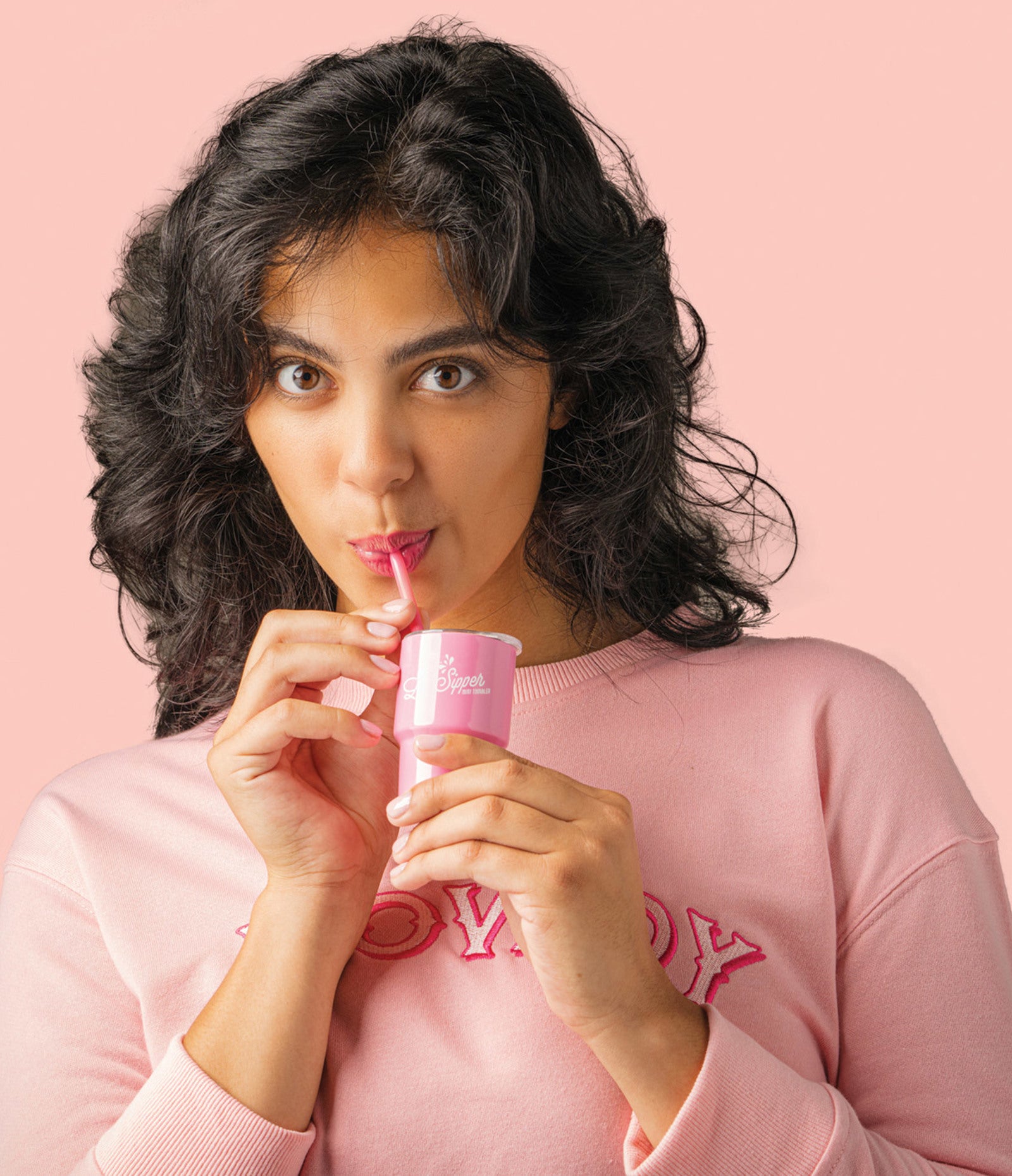 Modern Monkey Lil' Sipper Mini Tumbler Cup With Straw