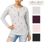 Ultra Flirt Juniors' Grommet-Detail Sweatshirt