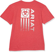 Ariat Youth Boys Minimalist Flag Short Sleeve T-Shirt