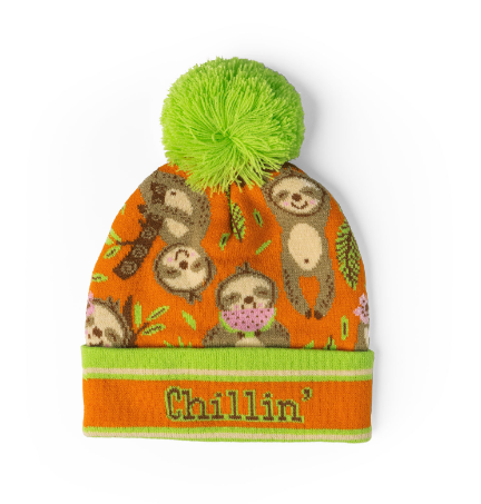 Two Left Feet Kid's Pom Hats, Ultra Soft Knit Pom Hats