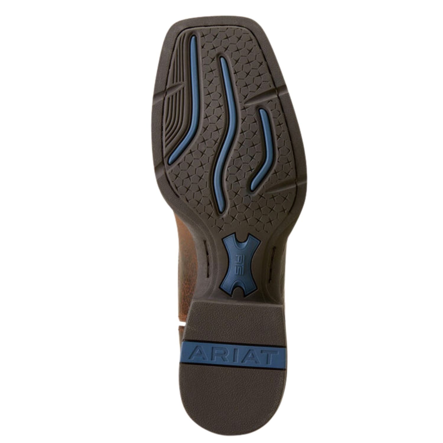 Ariat Mens Sport Knockout Wide Square Toe Western Leather Boots