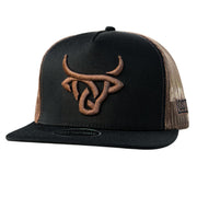 Lost Calf Mens Heck Flat Bill Adjustable Snapback Cap Hat