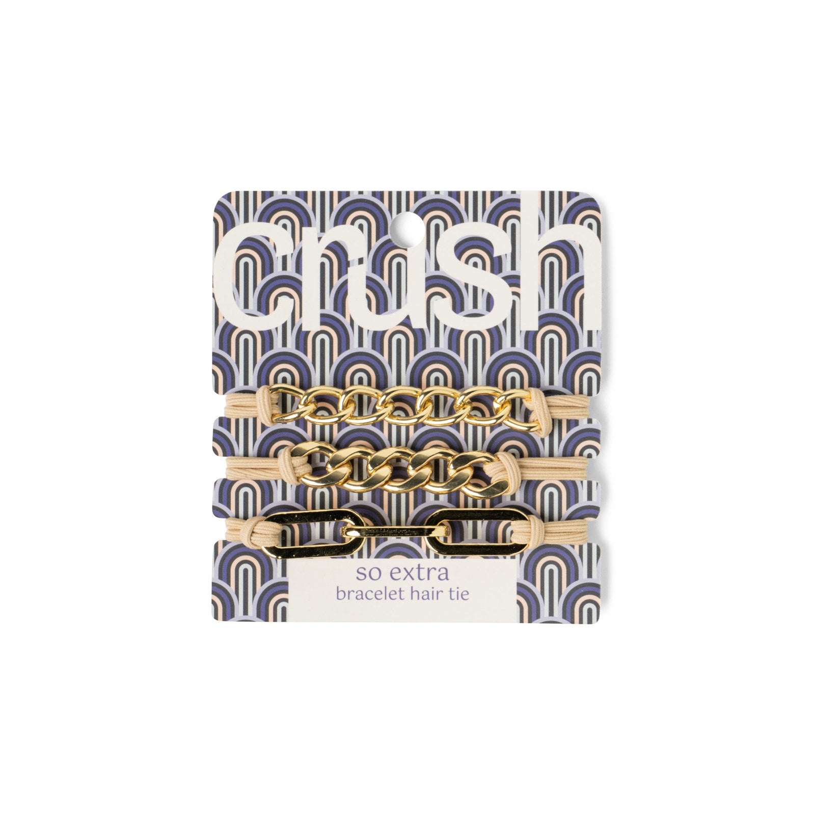 Crush Womens So Extra Bracelet Hair Tie- 3 Pack