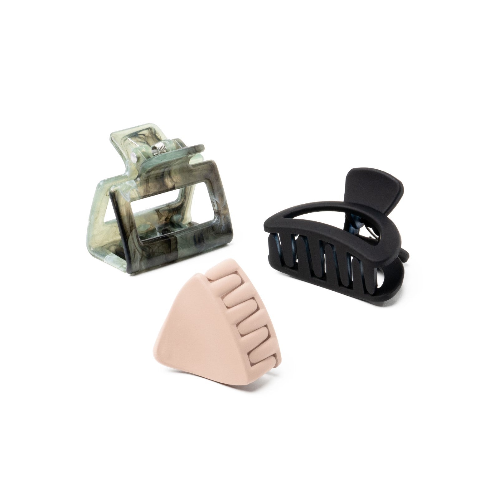 Crush Second Day Hair Womens Small Claw Clip Set- 6 Pack