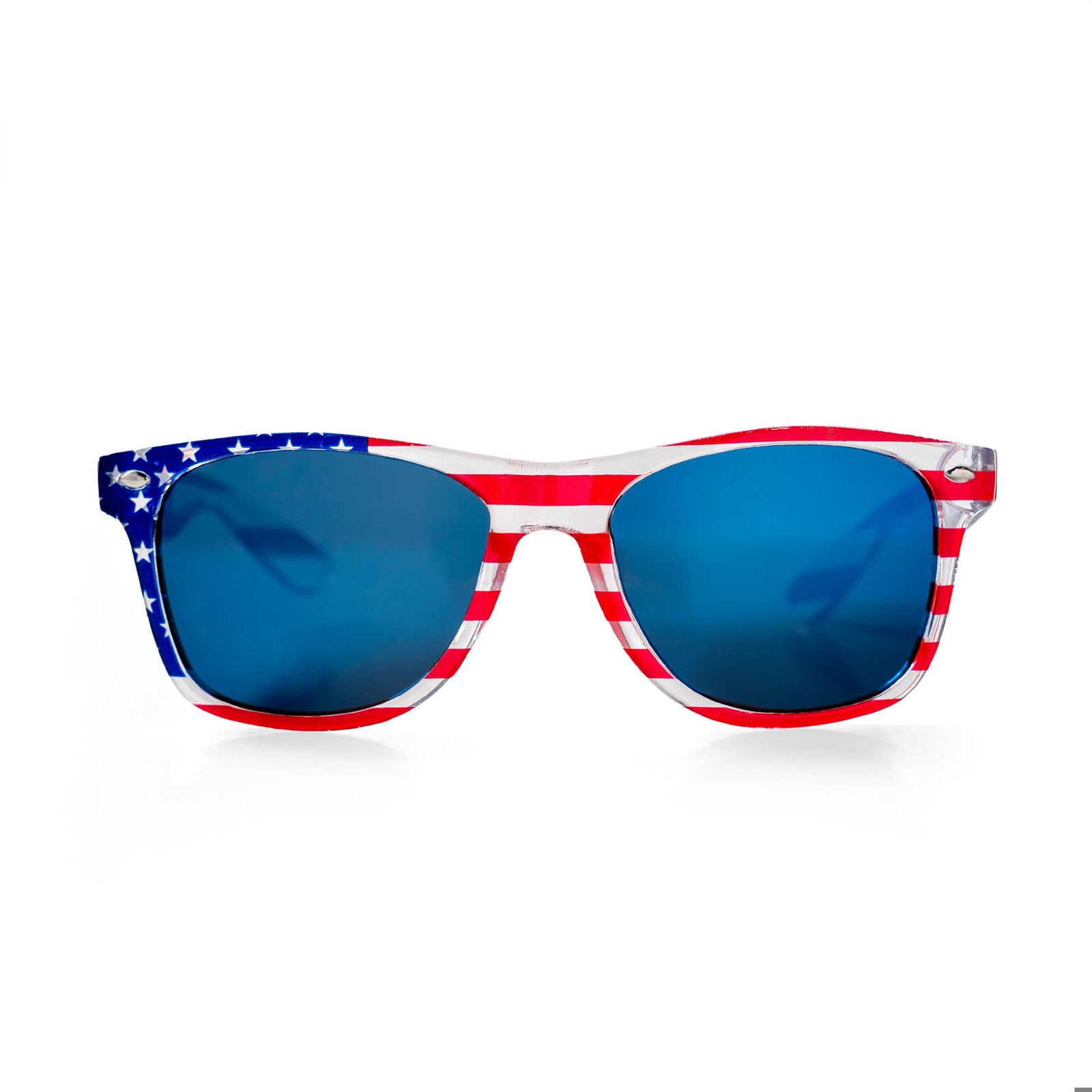 United We Swag Patriotic Pride Mirrored American Flag Sunglasses