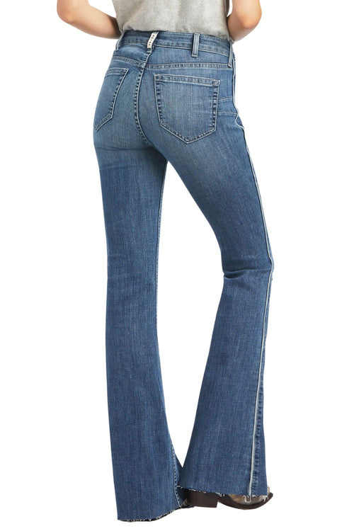 Ariat Womens REAL High Rise Piper Flare Jeans