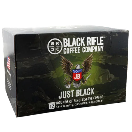 Black Rifle Coffee Company, Just Black, Medium Roast, 12 Count Rounds