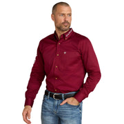 Ariat Mens Team Logo Twill Classic Button Down Long Sleeve Shirt