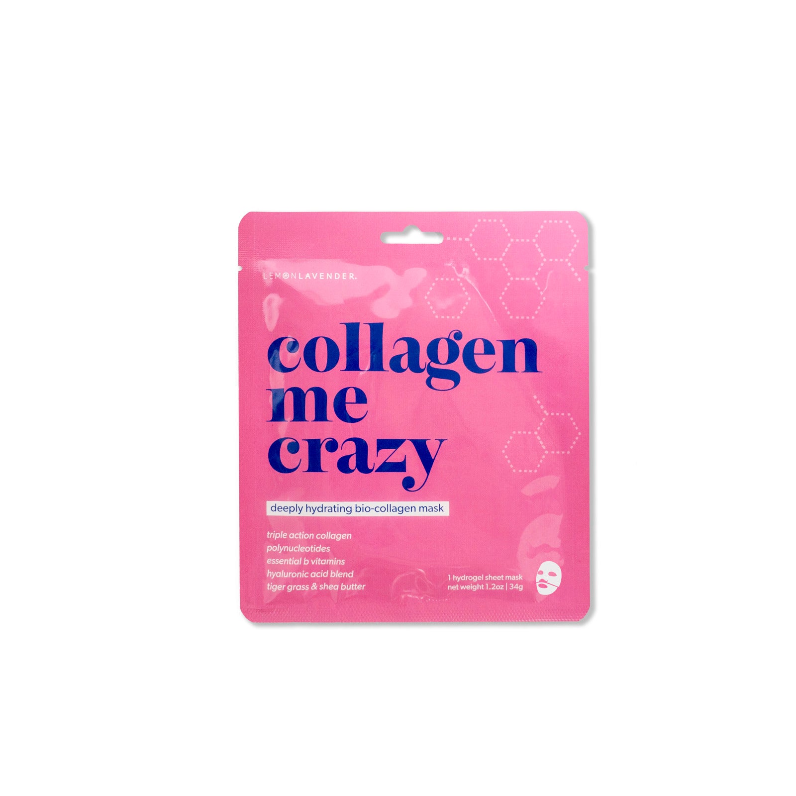 Lemon Lavender Collagen Me Crazy Bio-Collagen Face Mask