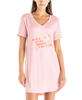 Hello Mello Let Me Sleep Shirt Pajama Dress