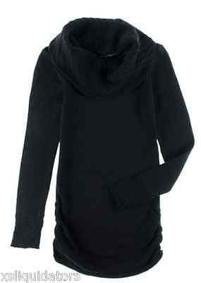 CALVIN KLEIN Women's COWL NECK, LONG Waisted SWEATER, Small, Purple or Grey