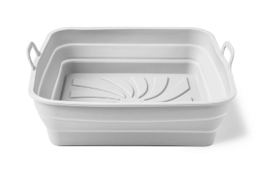 Krumbs Kitchen Essentials Collapsible Silicone Air Fryer Basket, Cook More Clean Less, Round or Square