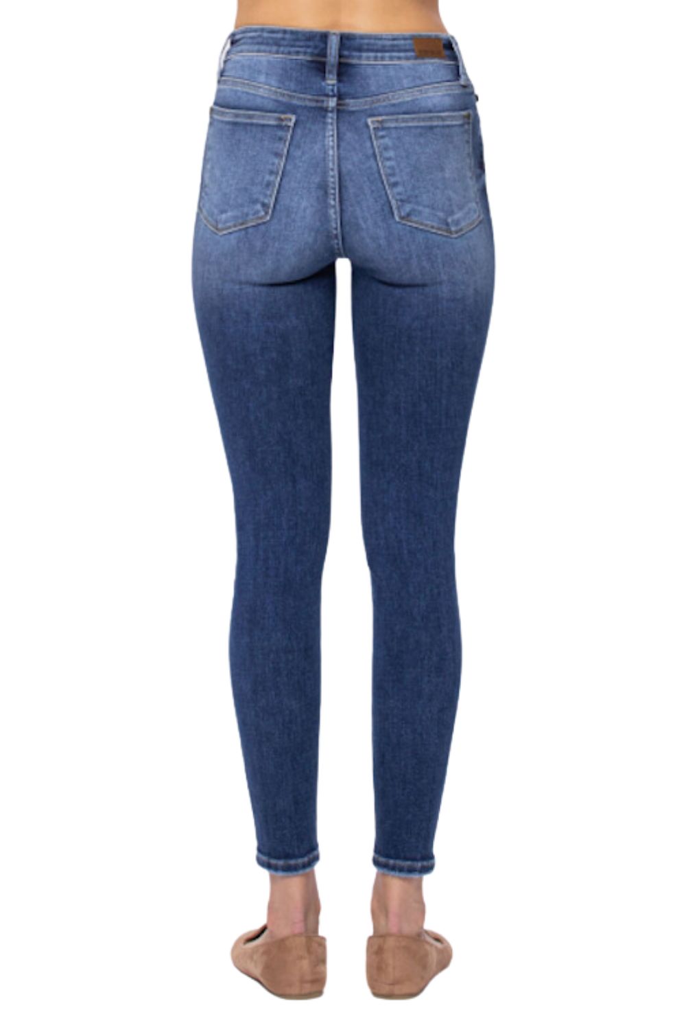 Judy Blue Womens Medium Wash Skinny Fit Denim Jeans