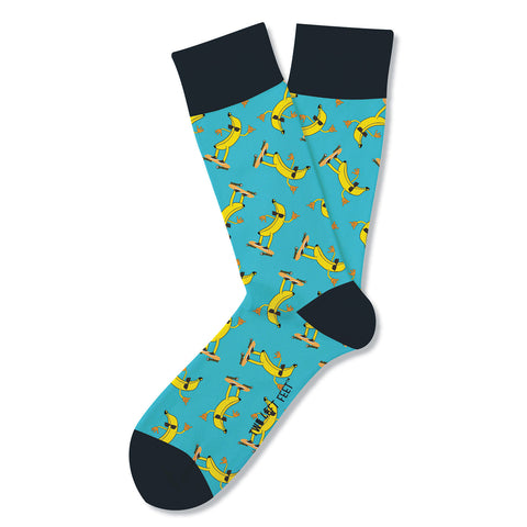 Two Left Feet Printed Adult Sock, Big Feet