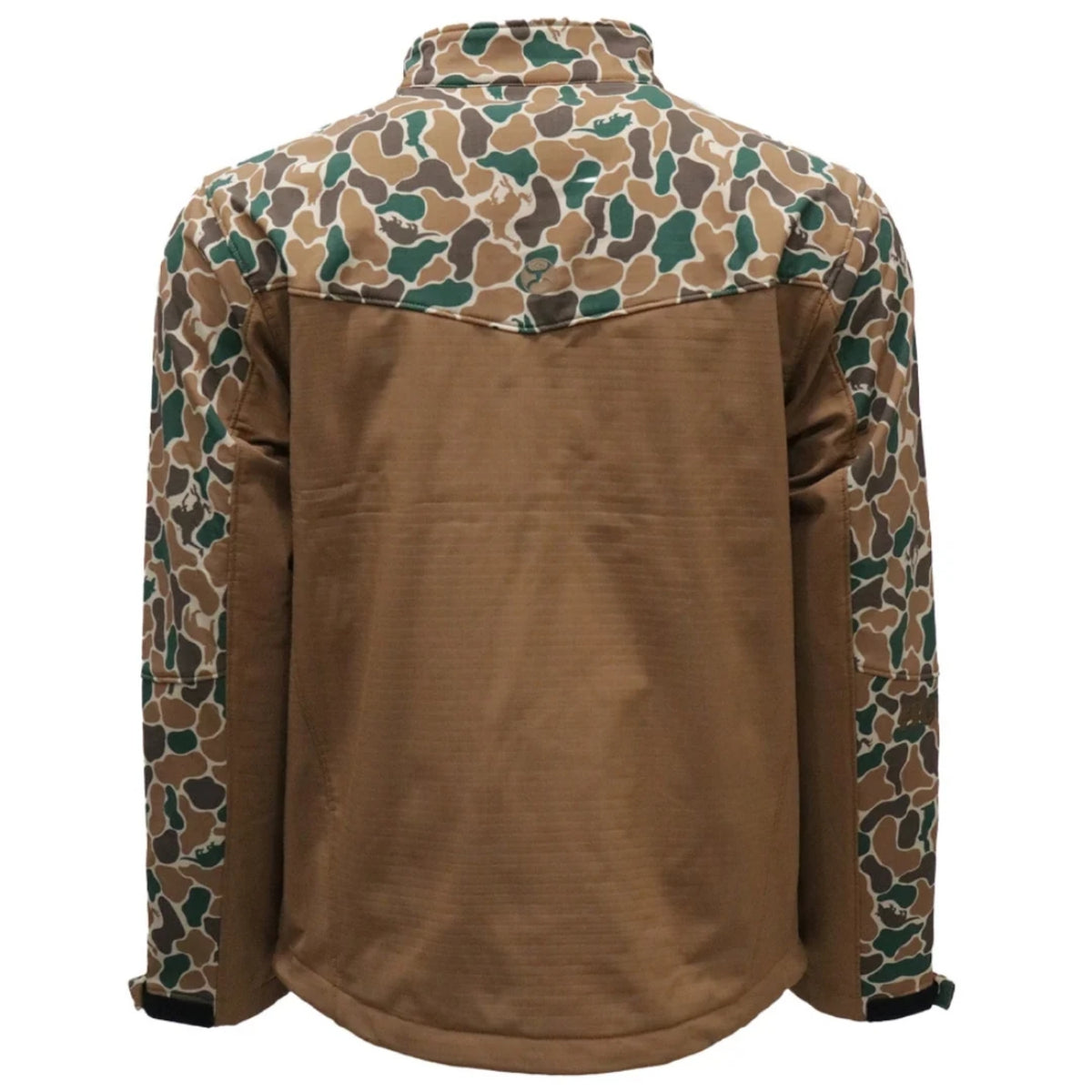 Hooey Men's Jackson Softshell Jacket, Brown/Camo