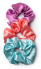 Lemon Lavender Mane Squeeze Oversized Satin Scrunchies, 3pack