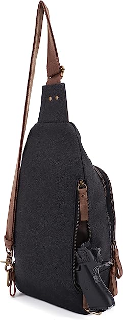 Jessie James Glacier Canvas Sling Shoulder Concealed Backpack