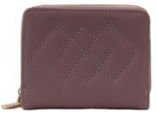 AR New York Zipper Wallet, Purple
