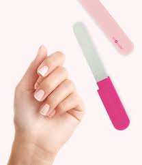 En Route Glass Nail File With a No Slip Travel Case
