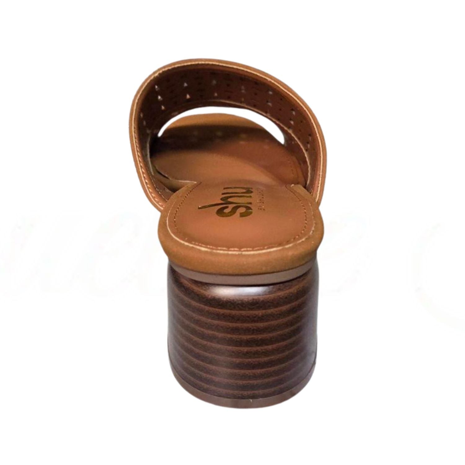 Shu Shop Womens Eliana Block Heel Open Toe Mule Sandal