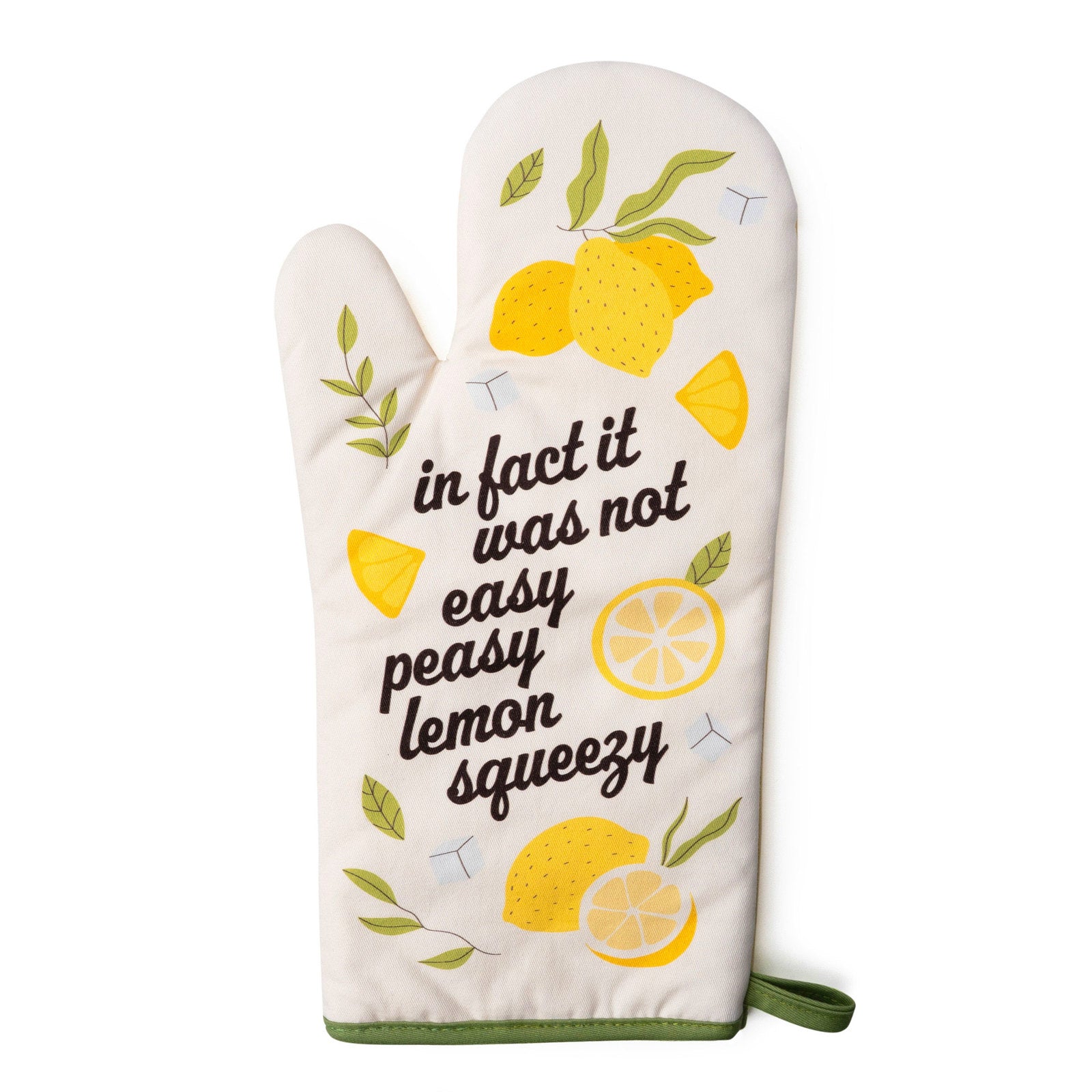 Two Left Feet Reluctant Chef Funny Phrases Oven Mitt