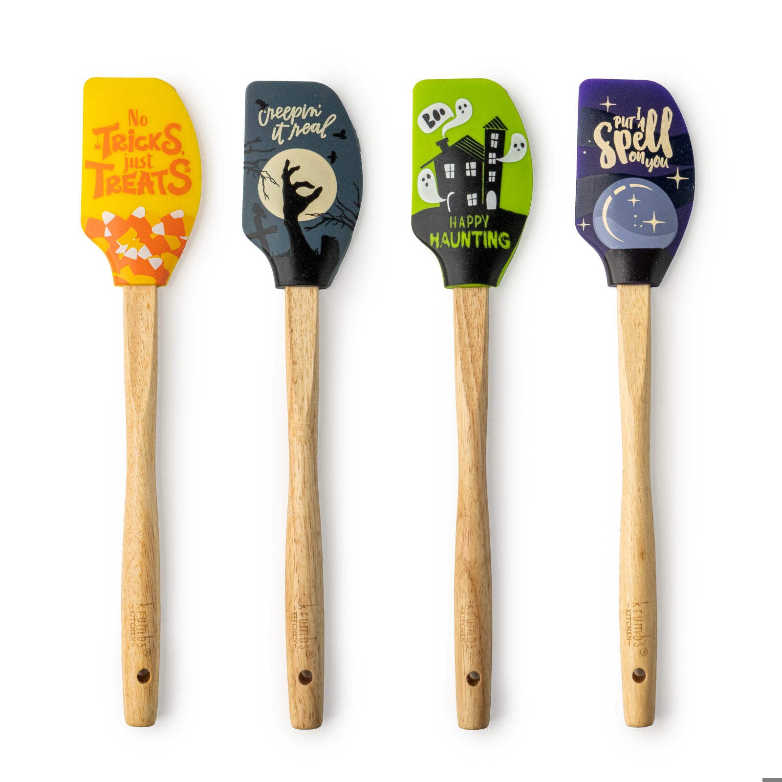 Krumbs Kitchen Halloween Spatula and Cookie Cutter Baking Set