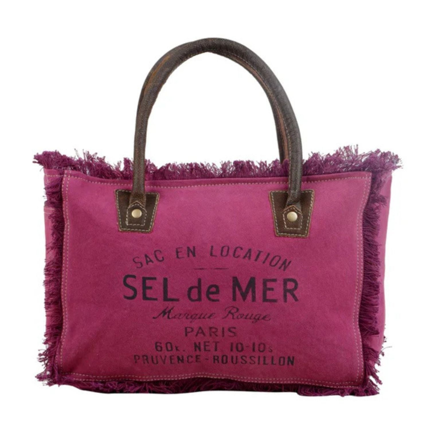 Myra Bag At Ease Small Canvas Upcycled Tote Bag