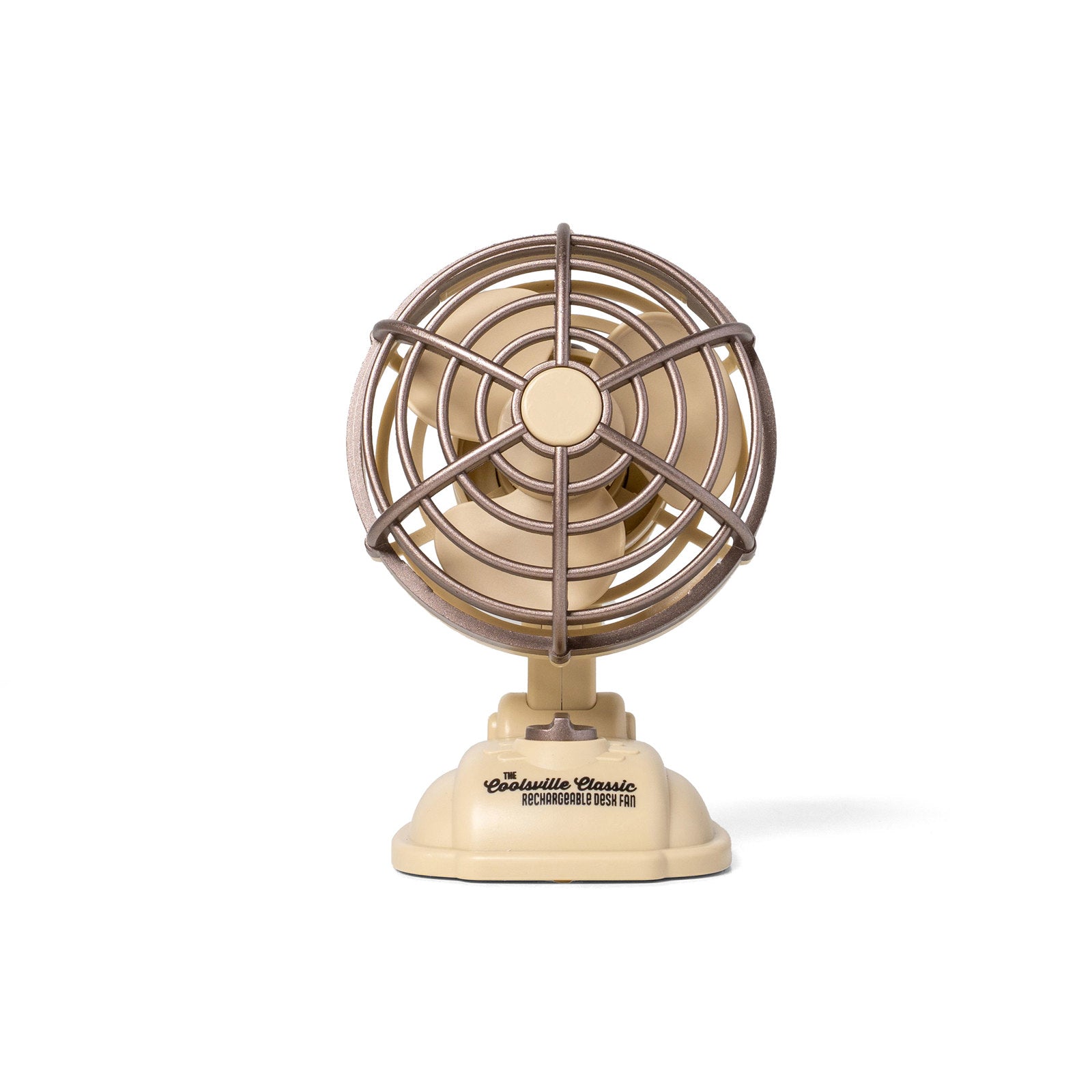 Modern Monkey The Coolsville Rechargeable Mini Tabletop Desk Fan