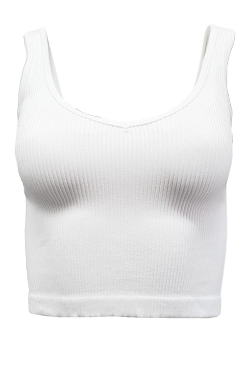 Love Poem Womens Seamless Cropped Tank Top