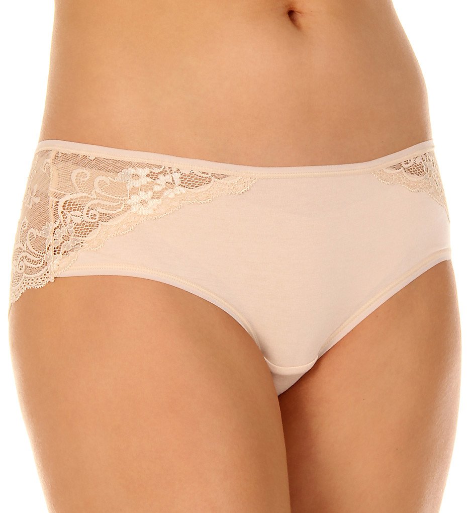Felina Womens Charming Lace Hipster Panty (Bare, Small)
