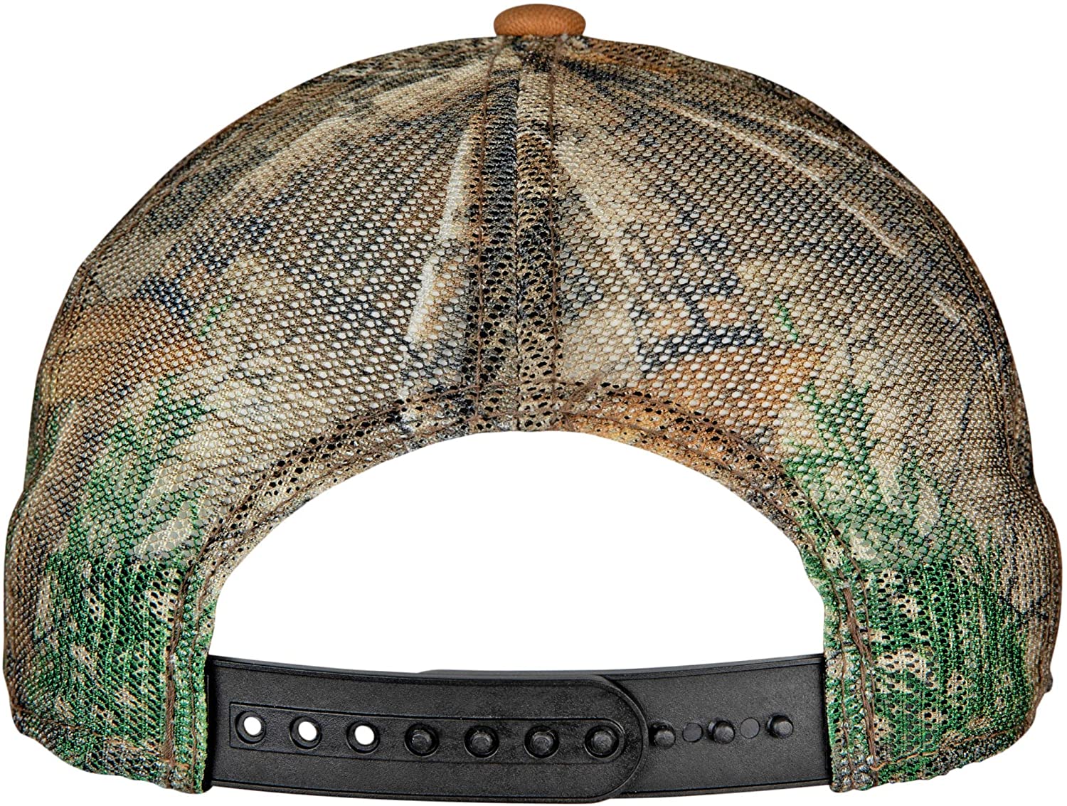Mens Chevrolet Logo Worn Camo Pre-Curved Adjustable Trucker Hat Baseball Cap