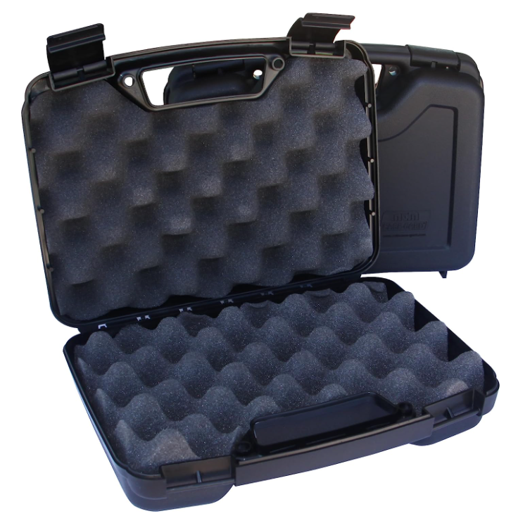 MTM Snap-Latch 2 Pistol Case for Up to 8" Barrel Black