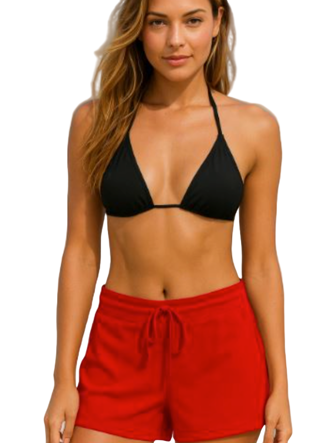 Heat Swimwear Women's SwimSuit Swim Bottom Short with Swim Bikini Liner