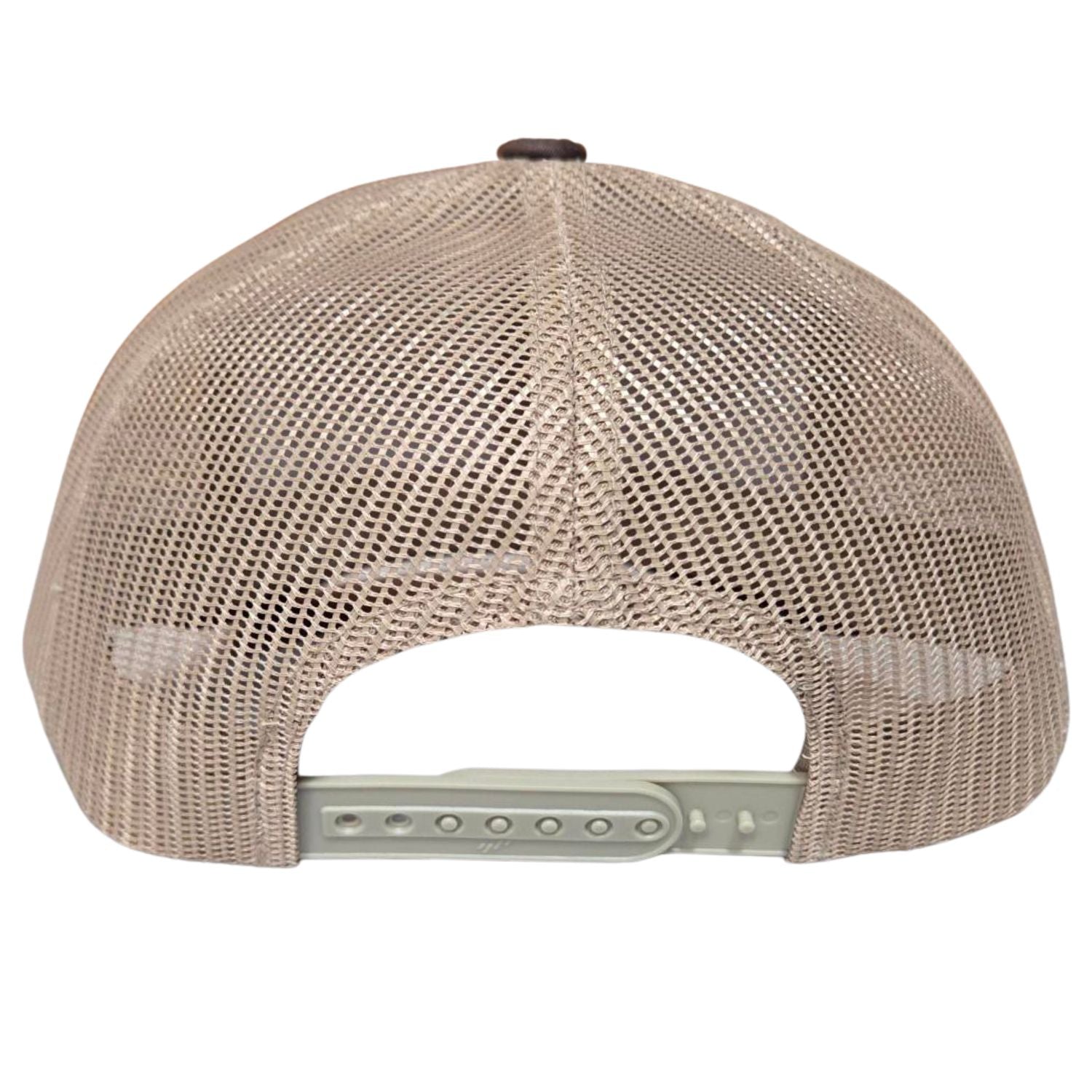 Riverbed Threads Good Ole Boys Patch Adjustable Snapback Cap Hat, Brown/Khaki