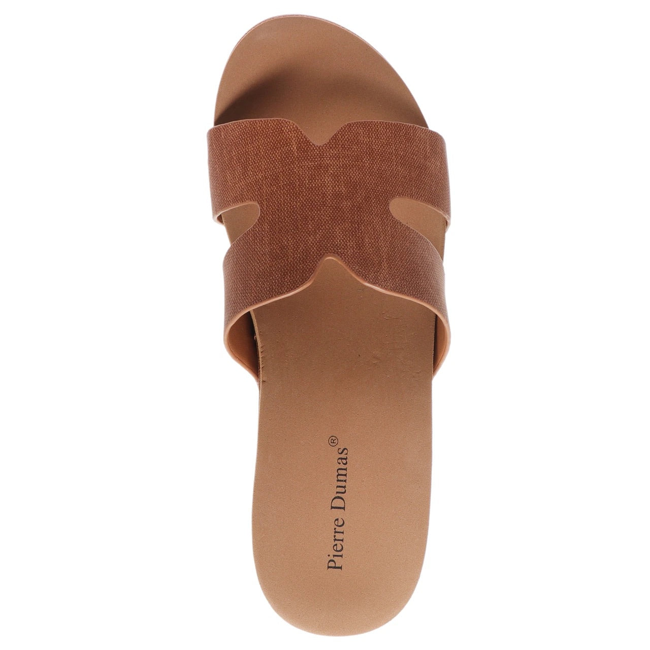 Pierre Dumas Womens Vivian-1 Wedge Heel Studded Sandals- New Tan
