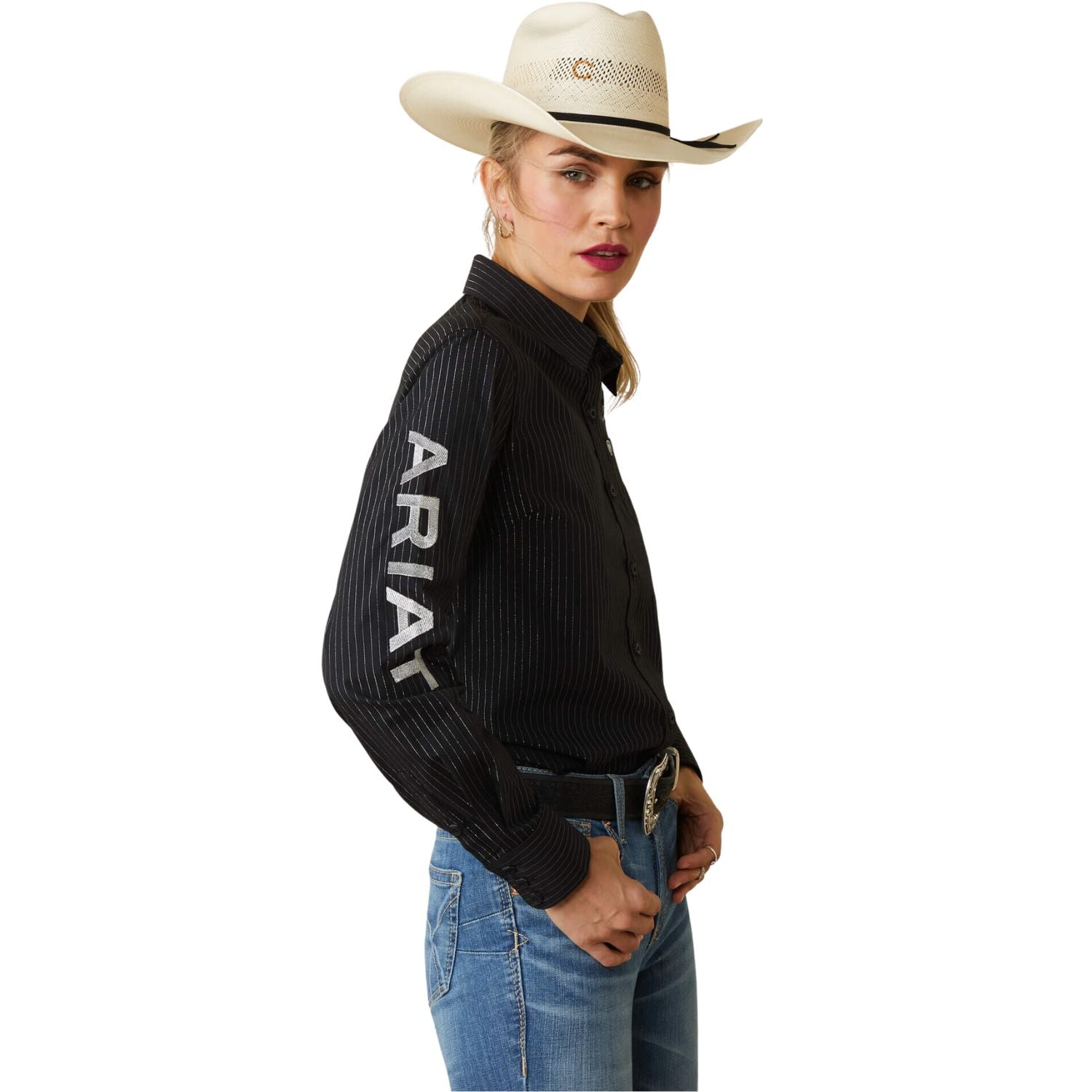 Ariat Womens REAL Wrinkle Resist Team Kirby Stretch Shirt