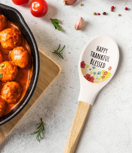 Krumbs Kitchen Homemade Happiness Silicone Spoon