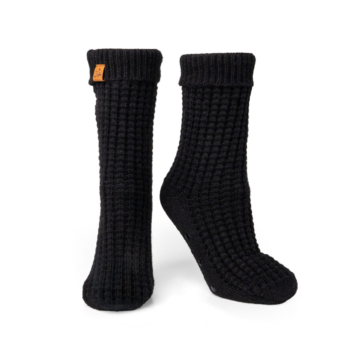 Britt's Knits Juneau Waffle Knit Slipper Socks