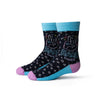 Two Left Feet Printed Kid Sock, Small Feet