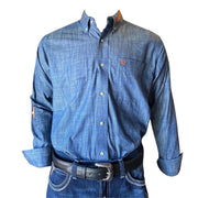 Ariat Mens Team Logo Twill Classic Button Down Long Sleeve Shirt