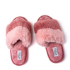 Hello Mello Cotton Candy Puff Slippers, Slide On