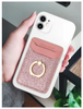 Olivia Moss Glitter Cling Cell Phone Stand and Credit Card holder