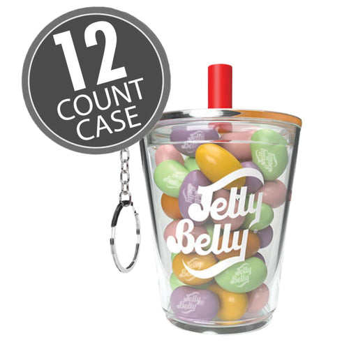 Jelly Belly Boba Milk Tea 2.29 oz Mini Cup Jelly Beans - 12 Count